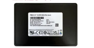 SAMSUNG 15.36TB PM9A3 SSD U2 PCIe Gen4 MZ-QL215T0 MZQL215THBLA-00A07 FW GDD5202Q - Picture 1 of 2