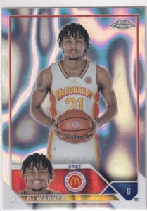 2023 ToppsChrome McDonald's All American Lava Refractor #59 DJ Wagner 131/299 - Picture 1 of 2