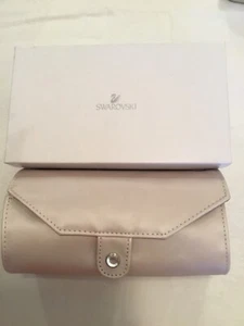Neu ohne Etikett Swarovski faltbare Reise Schmuck Tasche Kristall Schnappverschluss mit Box - Bild 1 von 6