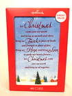 Hallmark Christmas Boxed Cards, Church Blessings Faith Hope Love Box of 40 NEW