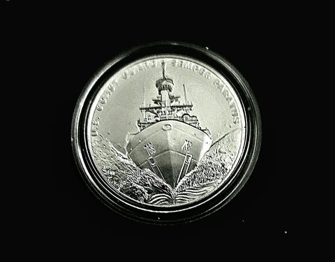 2022 United States Coast Guard .999 Silver Medal 1 Ounce oz SCG1 cutter Hamilton Cover