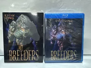 Breeders Blu ray-Dark Force Ent-Glow In The Dark Slipcover-NEW/Sealed - Picture 1 of 2