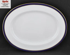 Spode Consul Cobalt Platter (13" by 10 1/4") - Picture 1 of 5
