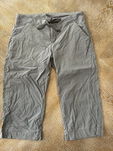 Columbia graue Caprihose Größe 6 Kordelzug Taille 30” Schrittlänge 16” Taschen - Bild 1 von 6
