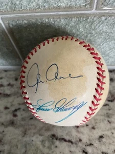 YANKEES Autographed 1996-99 Rawlings Official AMERICAN LEAGUE Gene Budig Ball - Picture 1 of 4