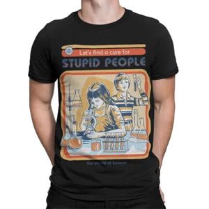 Funny T-Shirt A Cure for Stupid People Perfect for 90s Style #SR#T433 - Picture 1 of 23
