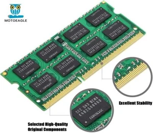 PC3 8500S DDR3 1066MHz 8GB Kit 2x4GB Sodimm RAM CL7 204 Pin 1.5V 2RX8 Dual Rank - Picture 1 of 12