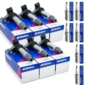 6 Pack 12632479 D515C Ignition Coil & 41-109 Spark Plug For GMC Chevrolet Buick. - Picture 1 of 16