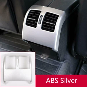 Silver ABS Rear Air Vent Outlet Cover Fit For Mercedes Benz C Class W204 2008-13 - Picture 1 of 9