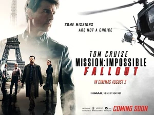 MISSION IMPOSSIBLE FALLOUT 2018 quad poster print 30x40" TOM CRUISE FREE P&P - Imagen 1 de 1