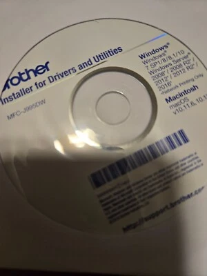 Brother MFC-J995DW Printer Installer For Drivers & Utilities Disk CD - MFCJ995DW - Image 1 of 3