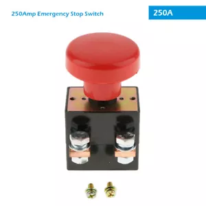 12V 250A Emergency Disconnect Shut Off Switch Stop Battery Contactor Car Vehicle - Picture 1 of 7