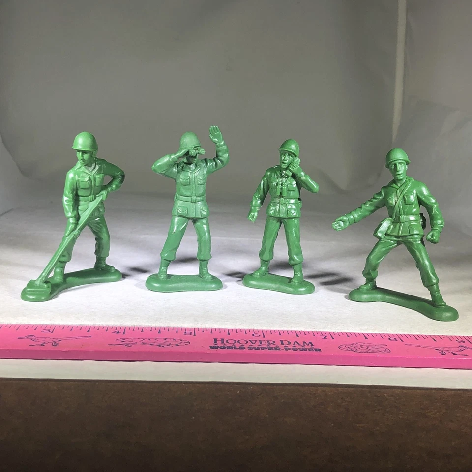 Disney's Toy Story 1995 4 verde ejército hombres Burger King niños comida juguete premio Foto 1 de 4