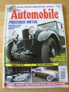 THE AUTOMOBILE MAGAZINE APR 2005 CROSSLEY GOLDEN BUGATTI MGA ANNIVERSARY BMR GEA - Picture 1 of 3