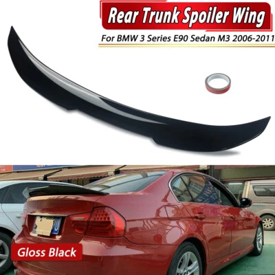 HIGHKICK PSM STYLE TRUNK SPOILER WING FOR 06-11 BMW E90 328I 335I 3 SERIES 4DOOR Foto 1 de 4