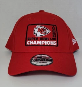 Kansas City Chiefs New Era Super Bowl LVII (57) Champions Parade 9FORTY Hat Cap - Picture 1 of 8