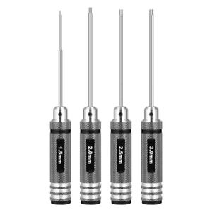  UEETEK 4PCS Hex Screw Driver Screwdriver Tools Kit for RC Helicopter Plane Car