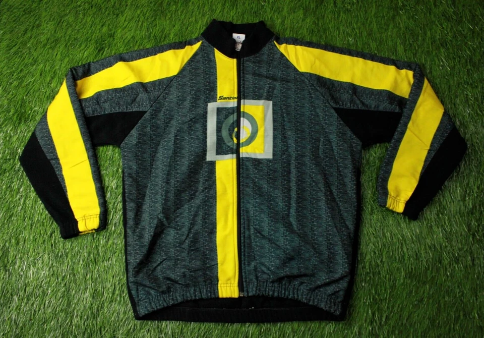 CAMISA JERSEY SANTINI ORIGINAL TALLA XL X-GRANDE RARA CÁLIDA VINTAGE AÑOS 90 CICLISMO L/S Foto 1 de 4