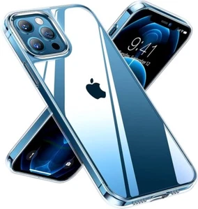 Non Yellowing, TORRAS Crystal Clear for iPhone 13 Pro Max Case, Shockproof Back - Picture 1 of 2