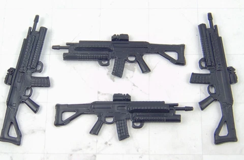 Custom Weapons 1:12 Scale for 6" Figures GI JOE Marvel Legends 4x ACR Rifle Set Cover