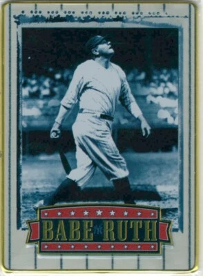 Babe Ruth All-Metal Collector Cards Cooperstown Collection 1993 - Image 1 of 2