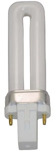SYLVANIA Dulux S 9 Watt CF9DS / BLUE T4 Fluorescent Light Bulb - Dealer Case 50 - Picture 1 of 3