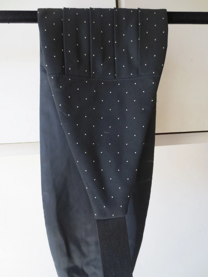 Mel Howard cummerbund 黑色 带白色圆点 — 第 1/3 张图片