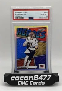 Joe Burrow 2022 Panini Prestige Heroes #H-2 PSA 10 - Imagen 1 de 2