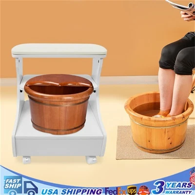 Taburete de baño para pies, carro de baño para pies reposapiés pedicura silla de manicura Foto 1 de 4