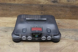 Console Nintendo 64 N64 Gris Fumé (Clair) Console seule, Upgrade jump pak - Photo 1/10