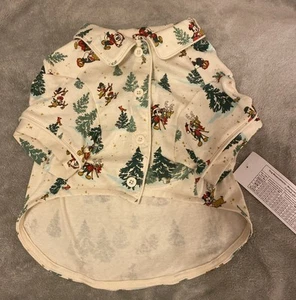 Disney Parks Mickey Mouse and Friends Holiday Sleepwear for Pets ~ Size M - Picture 1 of 7