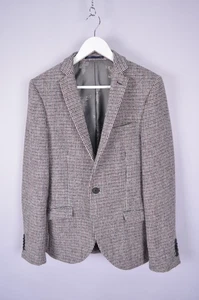 Harris Tweed x Heart and Dagger Tweed Knit Blazer Jacket Size US36 EU46 Wool - Picture 1 of 16