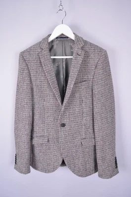 Harris Tweed x Heart and Dagger Tweed Knit Blazer Jacket Size US36 EU46 Wool - Image 1 of 4