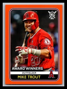 2020 Topps Big League #274 Mike Trout Orange - Picture 1 of 2