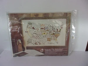 Paragon Needle Craft "America The Beautiful"  Cross Stitch Kit #0434 - Picture 1 of 17