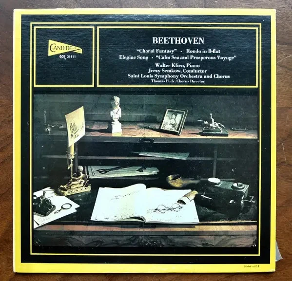 LP Beethoven Fantasia In C Minor, Op. 80 Choral Fantasy / Rondo In B Flat Maj - Bild 1 von 1