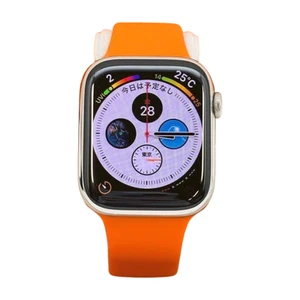 Apple Watch Series 7 Hermès 45mm A2478 Stainless Steel GPS + Cellular Unlocked - Zdjęcie 1 z 9