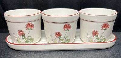 Conjunto de plantador decorativo miniatura Bernarda feito em Portugal - Imagem 1 de 4