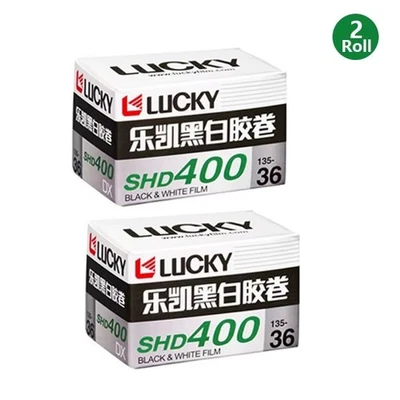 2卷35毫米黑白胶片36 Exp DX编码中国ISO 400黑色白色 — 第 1/3 张图片