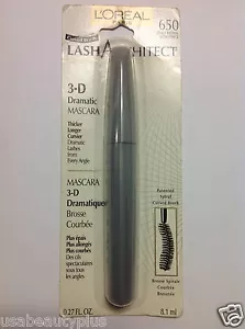 Rímel L'Oreal Lash Architect 3-D NEGRO MARRÓN #650 CEPILLO CURVO EN ESPIRAL NUEVO. - Imagen 1 de 2