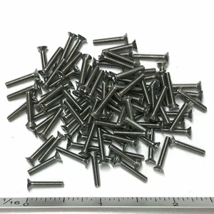 (PKG of 100) 2-56 x 1/2" Machine Screw, Phillips Flat Head, 18-8 Stainless Steel - Picture 1 of 2