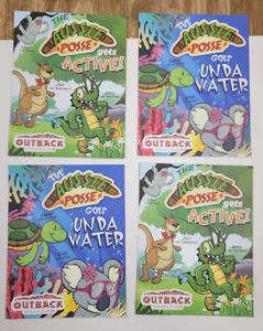 (4) 2013 Outback Steakhouse Restaurant Kids Menu Fun book - Picture 1 of 9