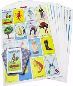 Juego de Lotería Auténtica Mexicana JUMBO 10 tableros de juego, 54 cartas. - Imagen 1 de 1