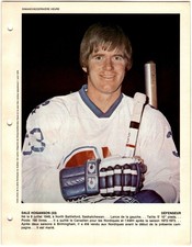 1978-79 Dimanche / Derniere Heure Photos Dale Hoganson #NNO Quebec Nordiques