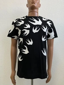 MCQ Alexander McQueen S/S Overprint Swallow T-Shirt - Picture 1 of 17