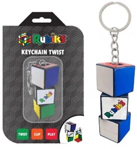 Rubik’s Keychain Twist Keyring Cube Fidget Anxiety Stress Stim Toy ASD Genuine