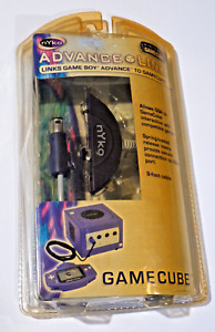 Nyko Advance Link for GameBoy Advance to GameCube Link Cable BLACK Sealed w WEAR