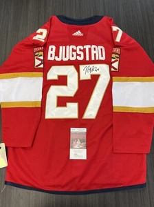 Nick Bjugstad Signed Florida Panthers Jersey JSA COA - Picture 1 of 2