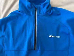 Sugoi Men’s Small 1/4 Pullover Cycling Jacket Royal Blue - Picture 1 of 8