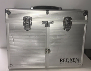 Redken 5th Avenue Salesman/Salon Case Box Aluminum fold out compartments Make UP